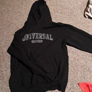 black hoodie